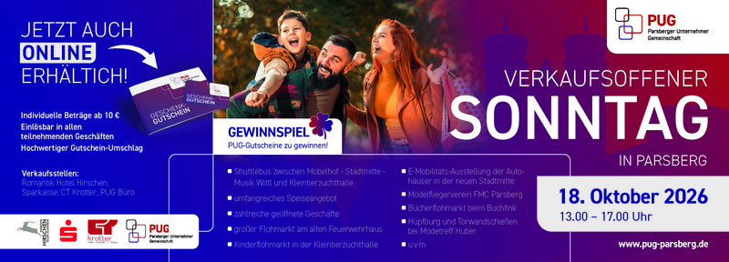 Verkaufsoffener Sonntag in Parsberg
